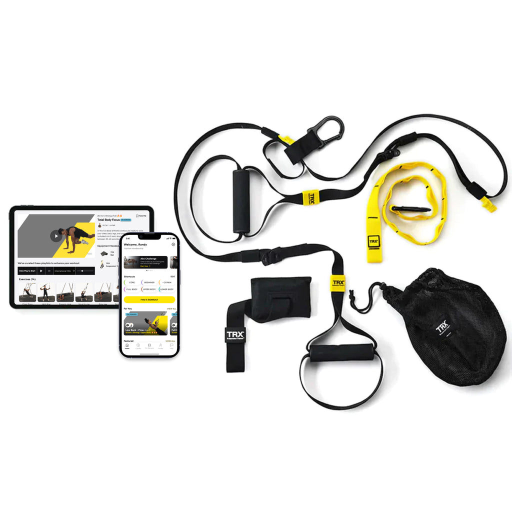 TRX good GO - BLACK SUSPENTION TRAINING SYSTEM (1 YEAR FREE APP SUBSCRIPTION)