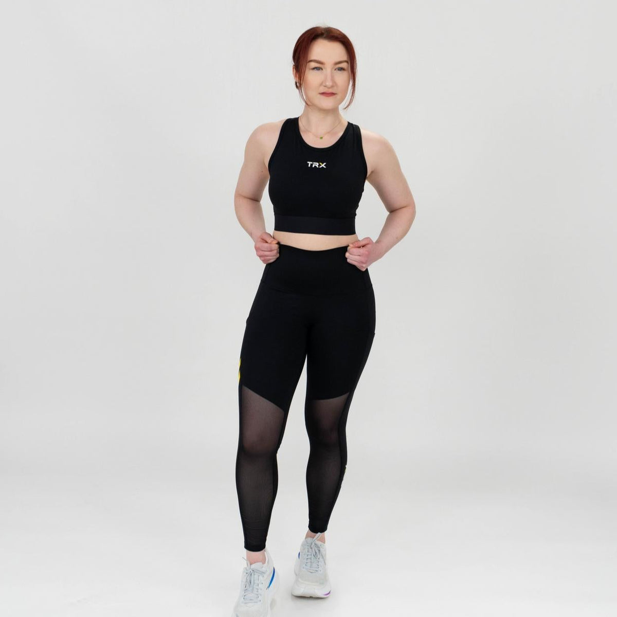 TRX LADIES FULL-LENGTH MESH PANEL LEGGING